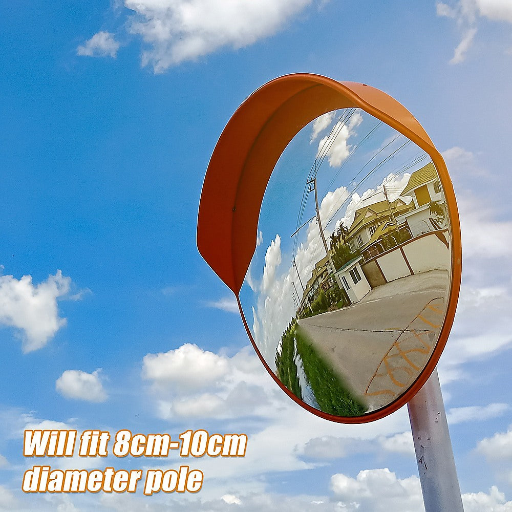 Blind Spot Traffic Driveway - 60Cm Round Convex Safety Mirror