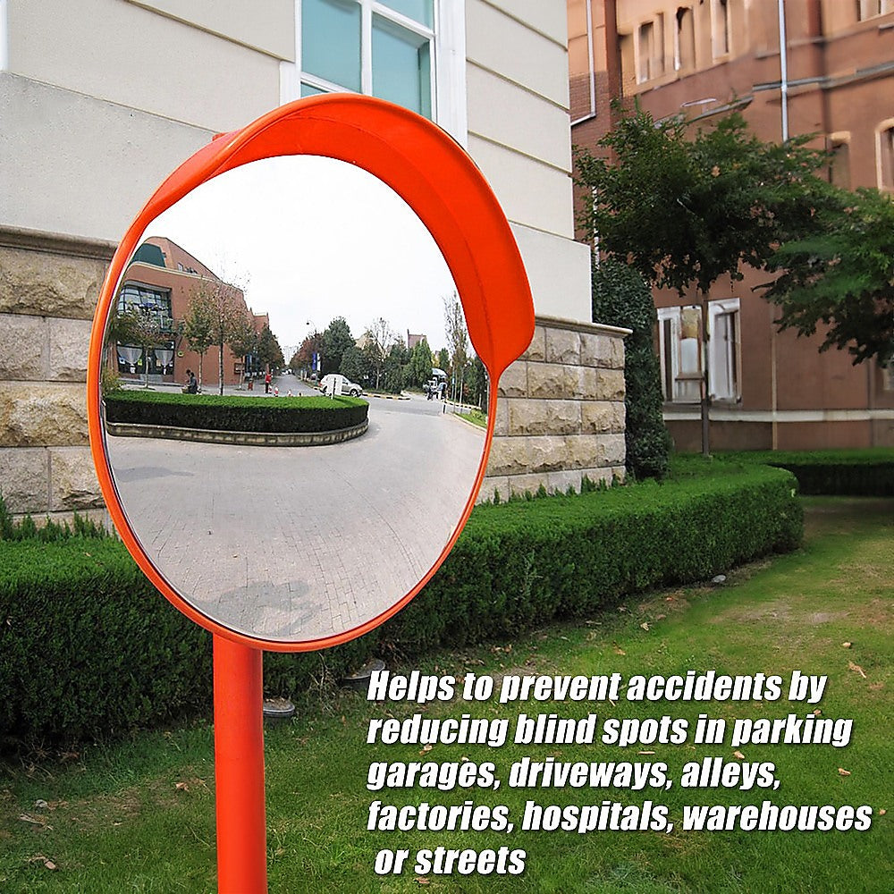 60Cm - 60Cm Round Convex Safety Mirror