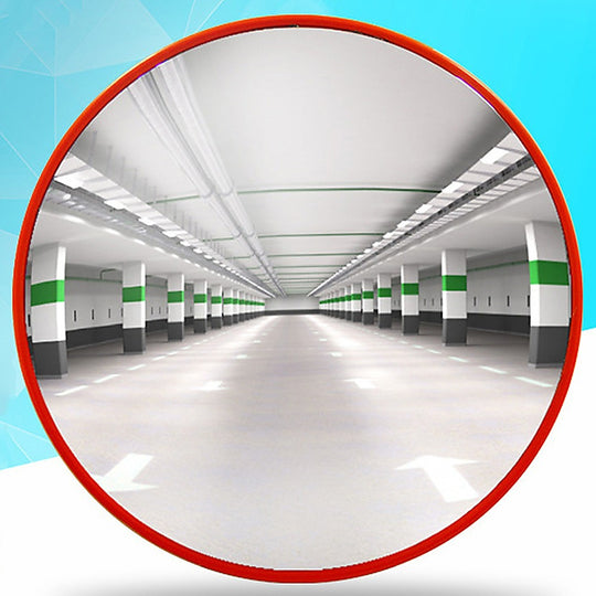 Wide Angle Security Curved Convex Mirror - Road Safety Traffic Driveway