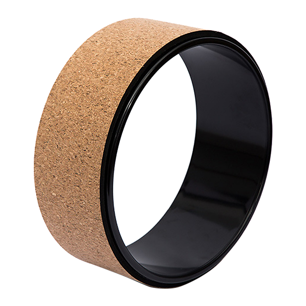 Yoga Pilates Wheel Cork Circle Prop Back Chest Hips
