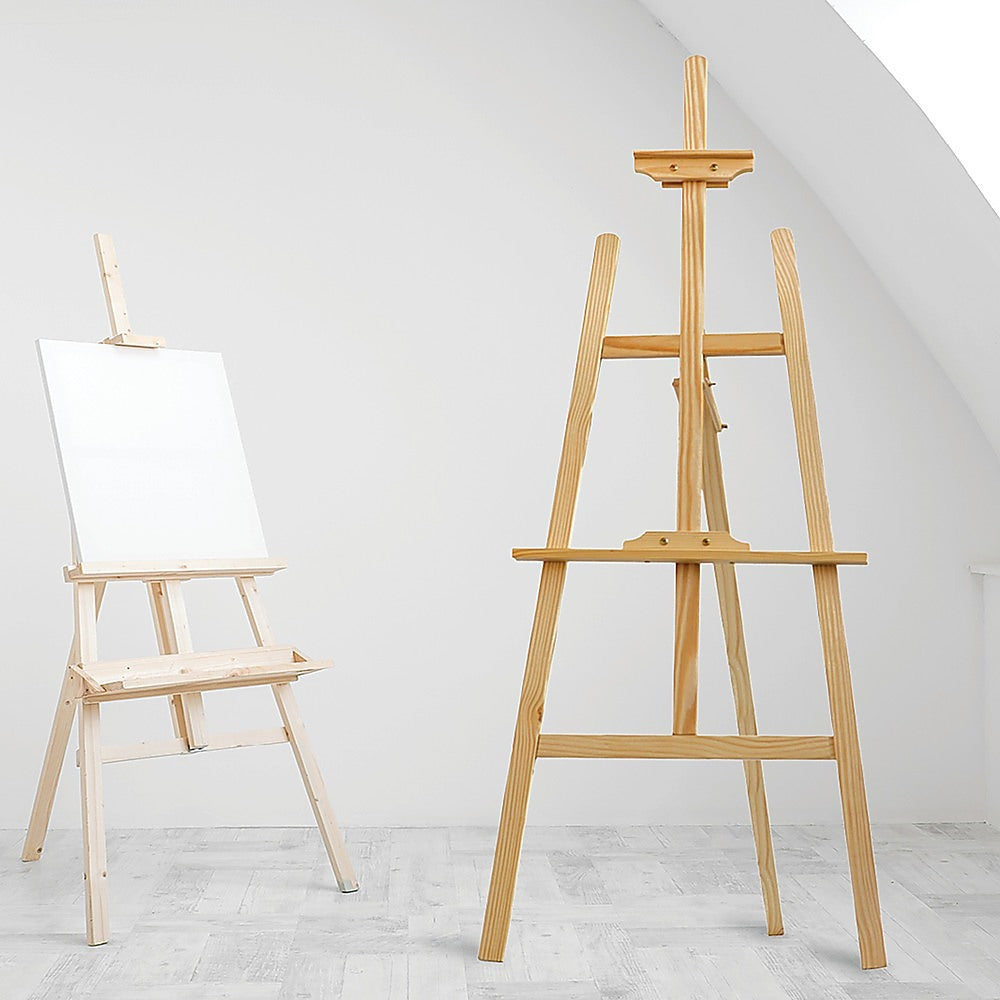 Pine Wood Easel Artist Art Display Painting Shop Tripod Stand Wedding with Pine finish