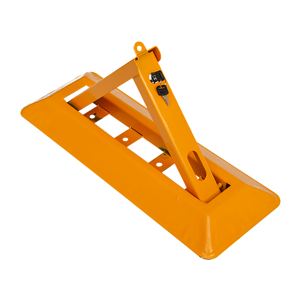 Fold Down Vehicle Security Bollard For Parking Spot Safety with Masonry Tools