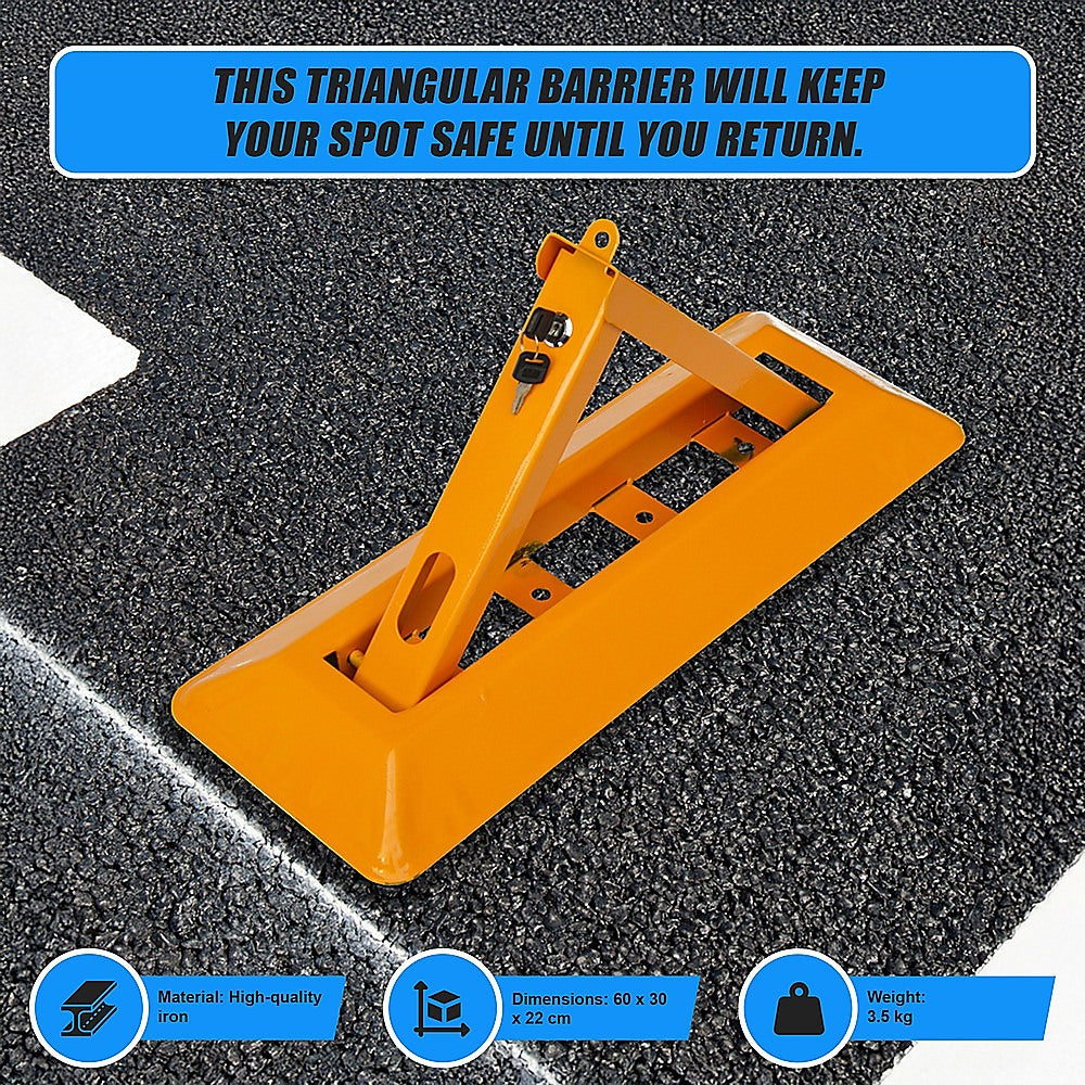 Fold Down Vehicle Security Bollard For Parking Spot Safety, Masonry Tools