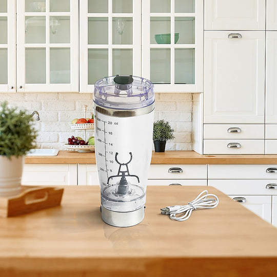 Electric Portable Blender Protein Shaker 600Ml Mixer Cup | Gym Equipment & Accessories - photo 6