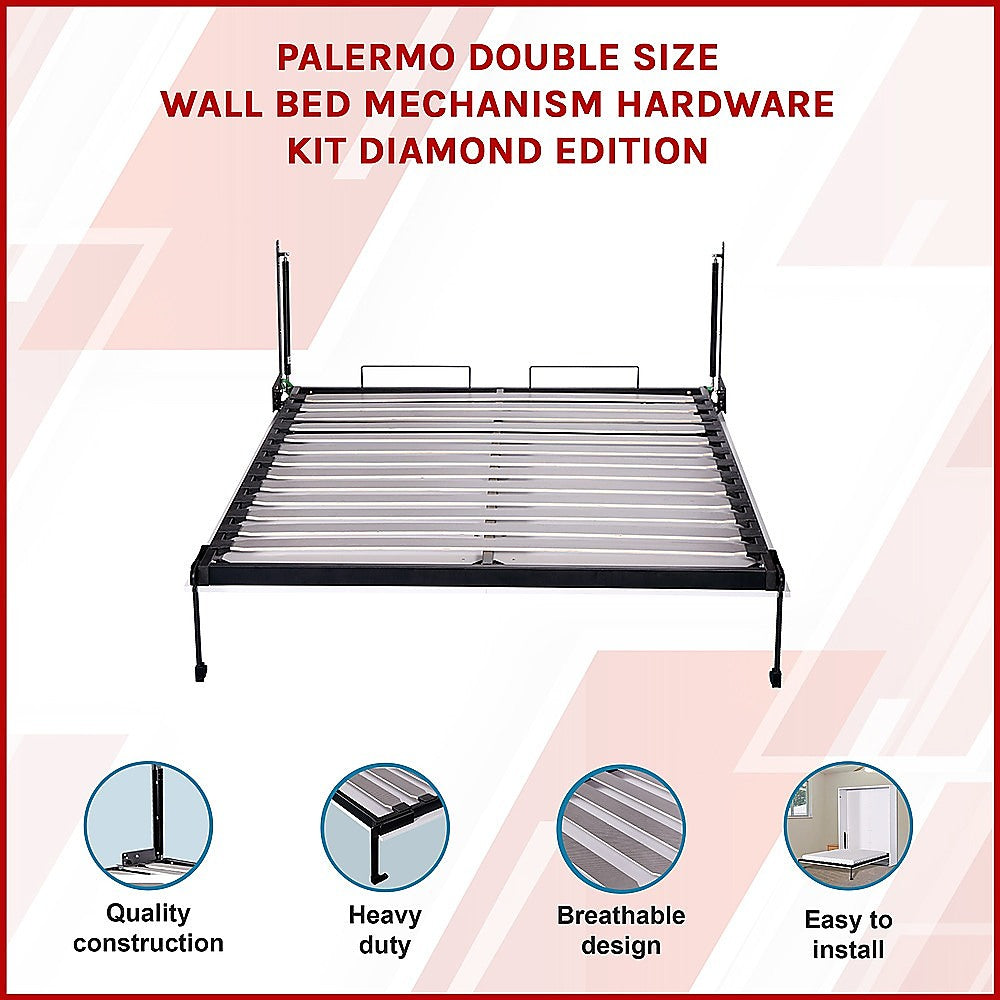 Double Size Wall Bed Mechanism Hardware Kit Diamond Edition