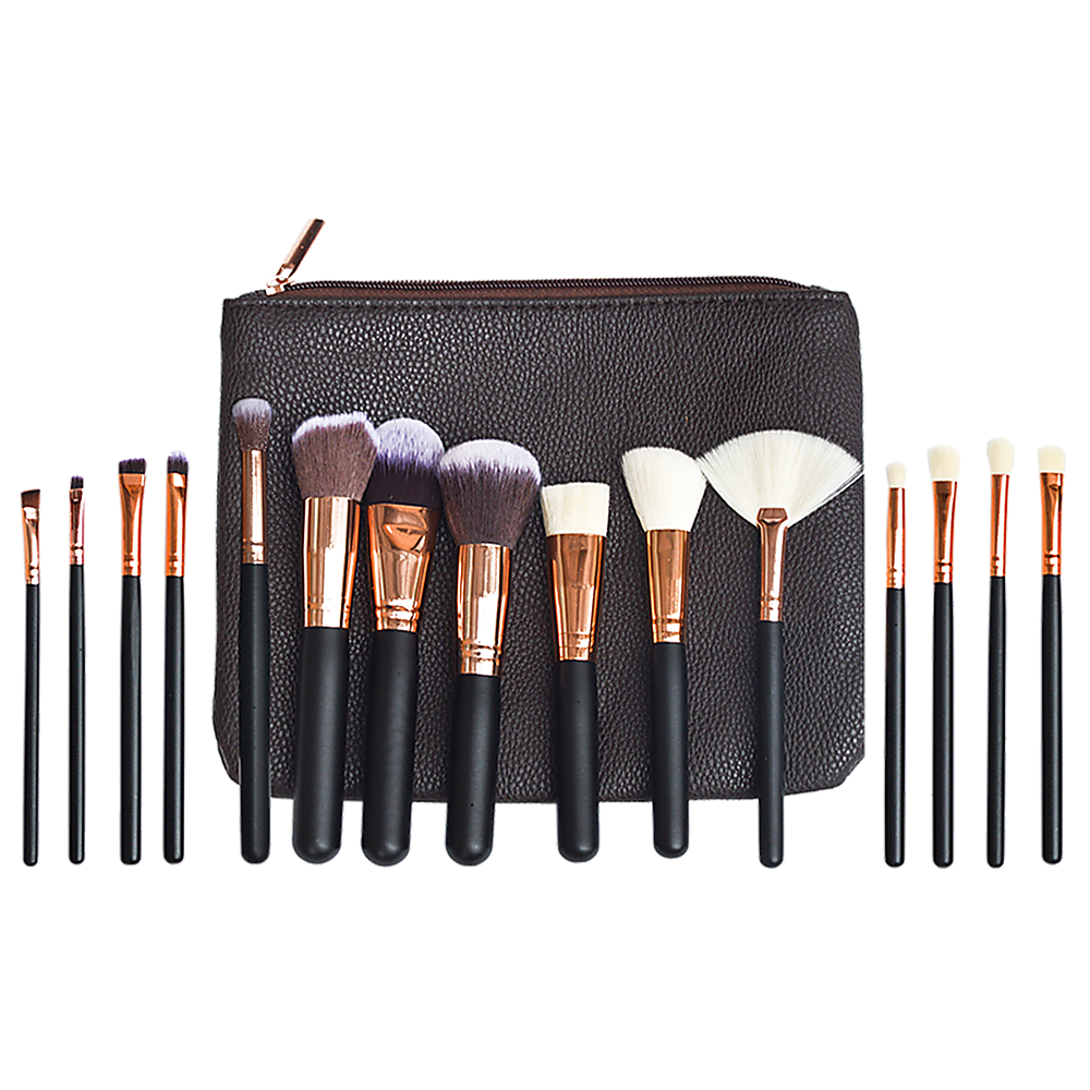 15-Piece Pro Face Powder Makeup Brushes Set