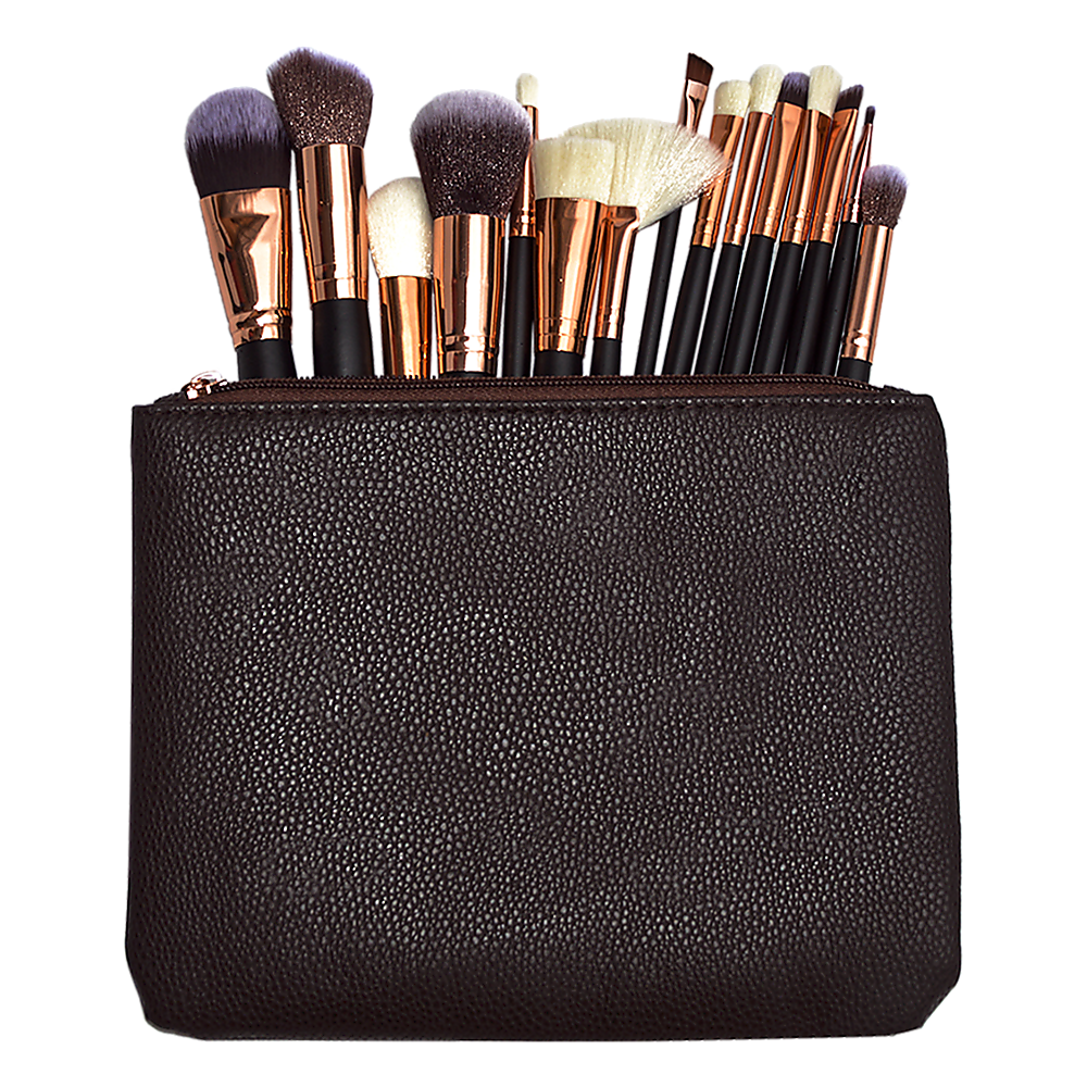 15-Piece Pro Face Powder Makeup Brushes Set