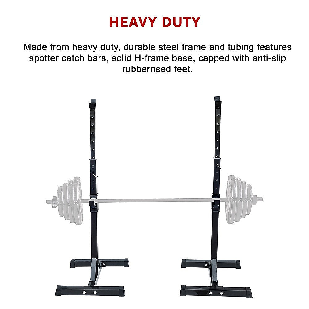 Adjustable Squat Rack Barbell Bench Press Stands