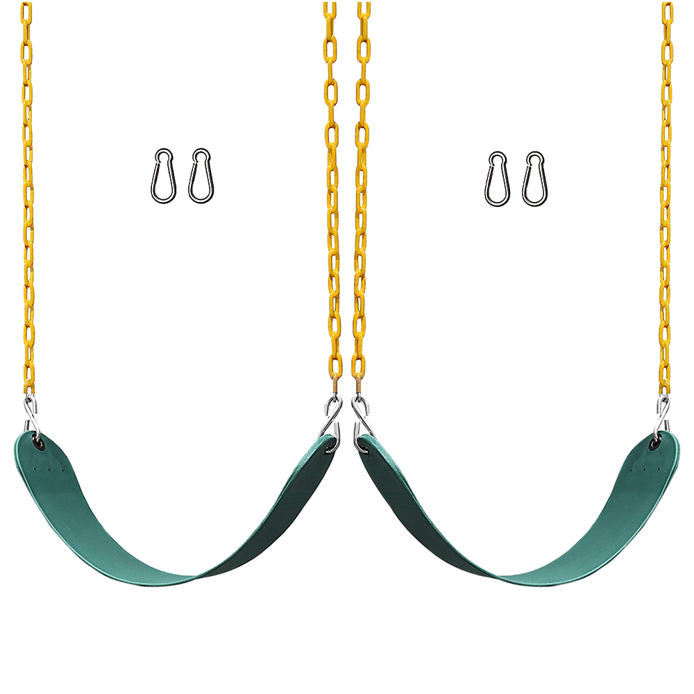 Heavy Duty Swing Seats With 66" Chain, 2-Pack, Gardening Accessories
