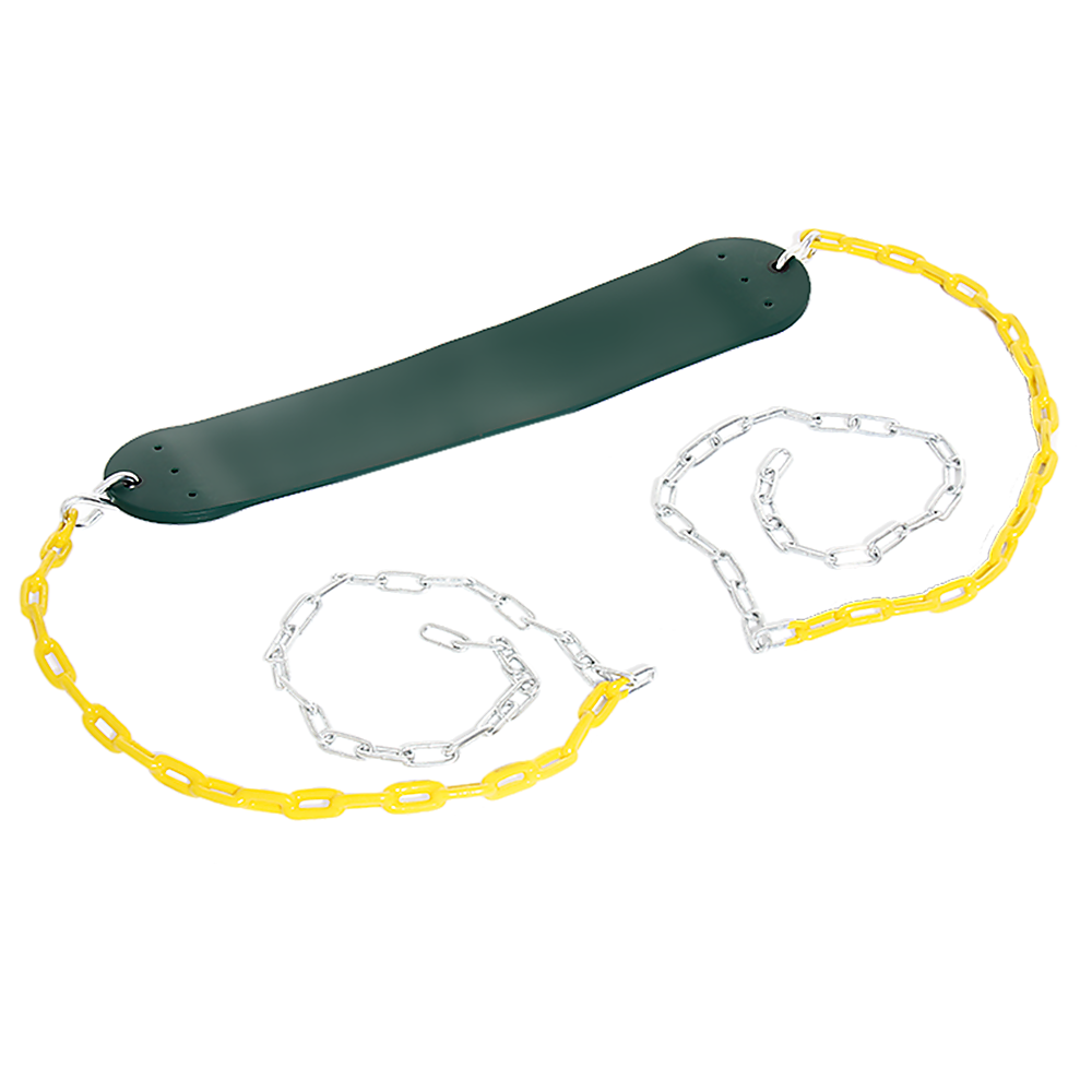 Heavy Duty Swing Seats With 66" Chain, 2-Pack | Swings Plastic Coated Playground