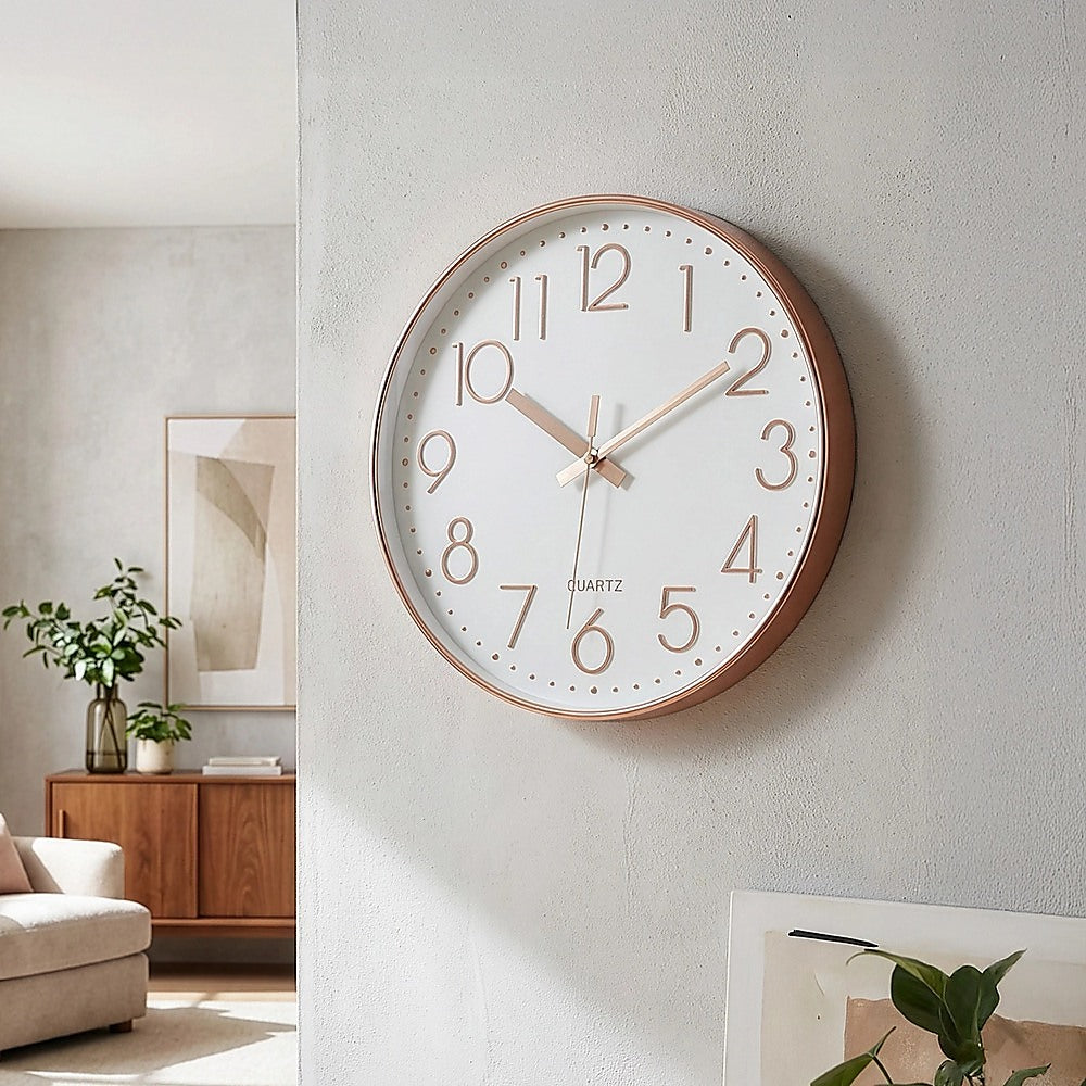 Silent Non-Ticking Modern Wall Clock