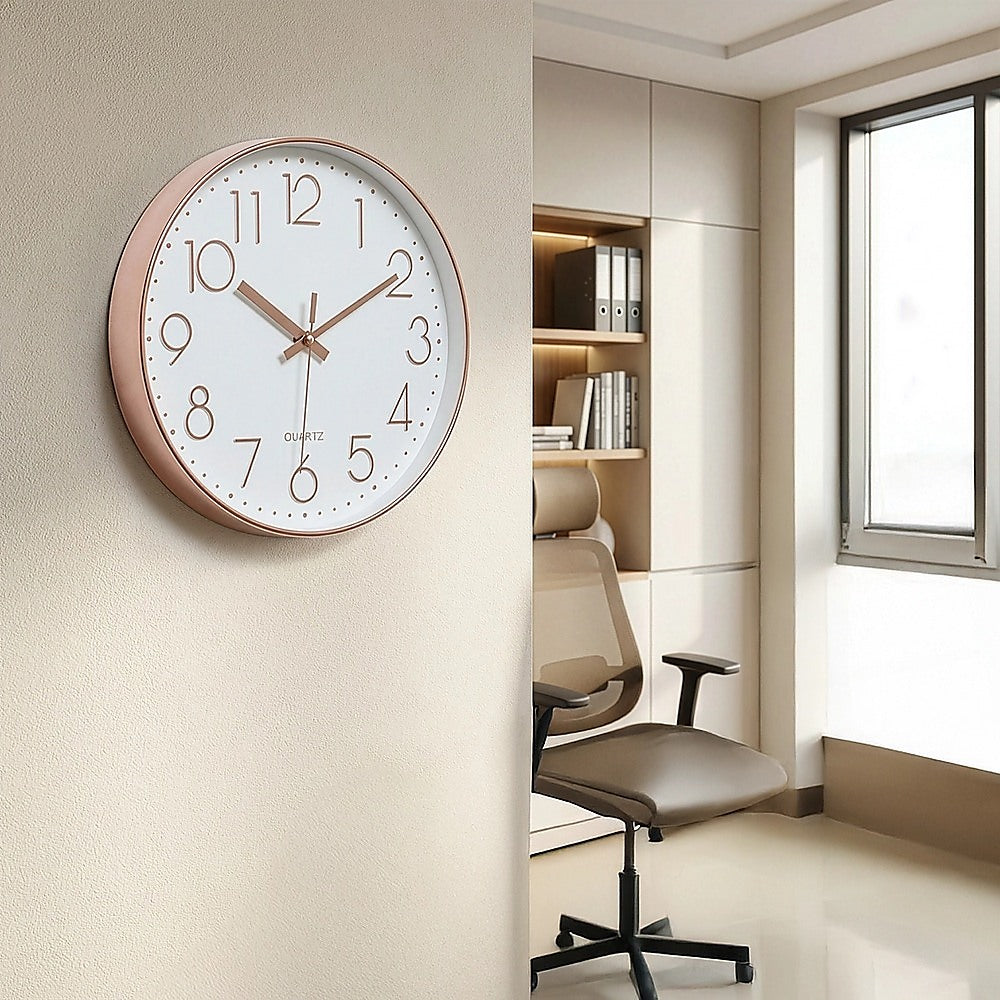 Silent Non-Ticking Modern Wall Clock