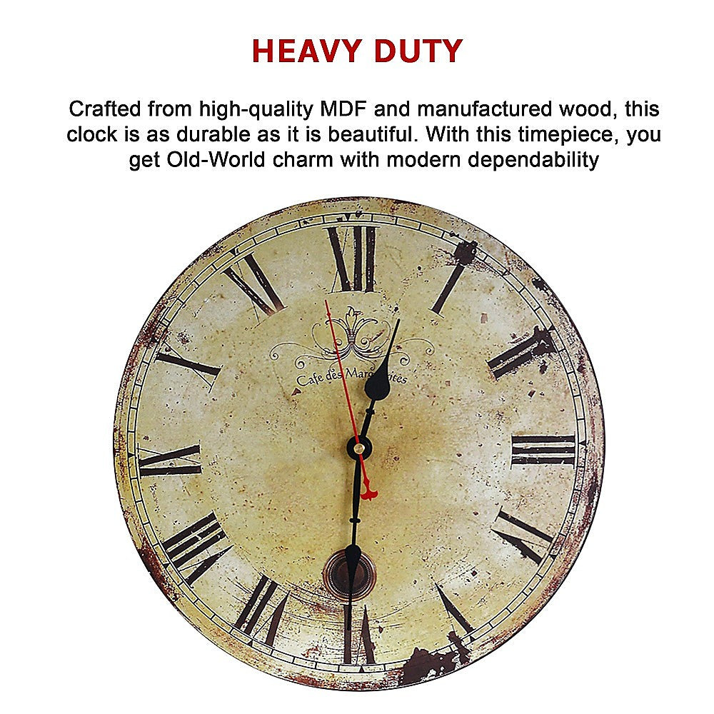 Large Vintage Wall Clock