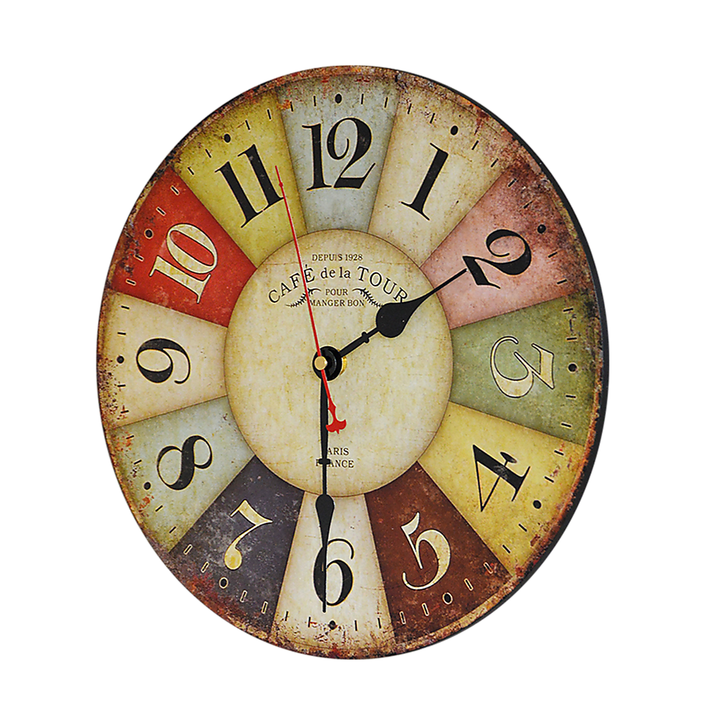 Large Colourful Wall Clock