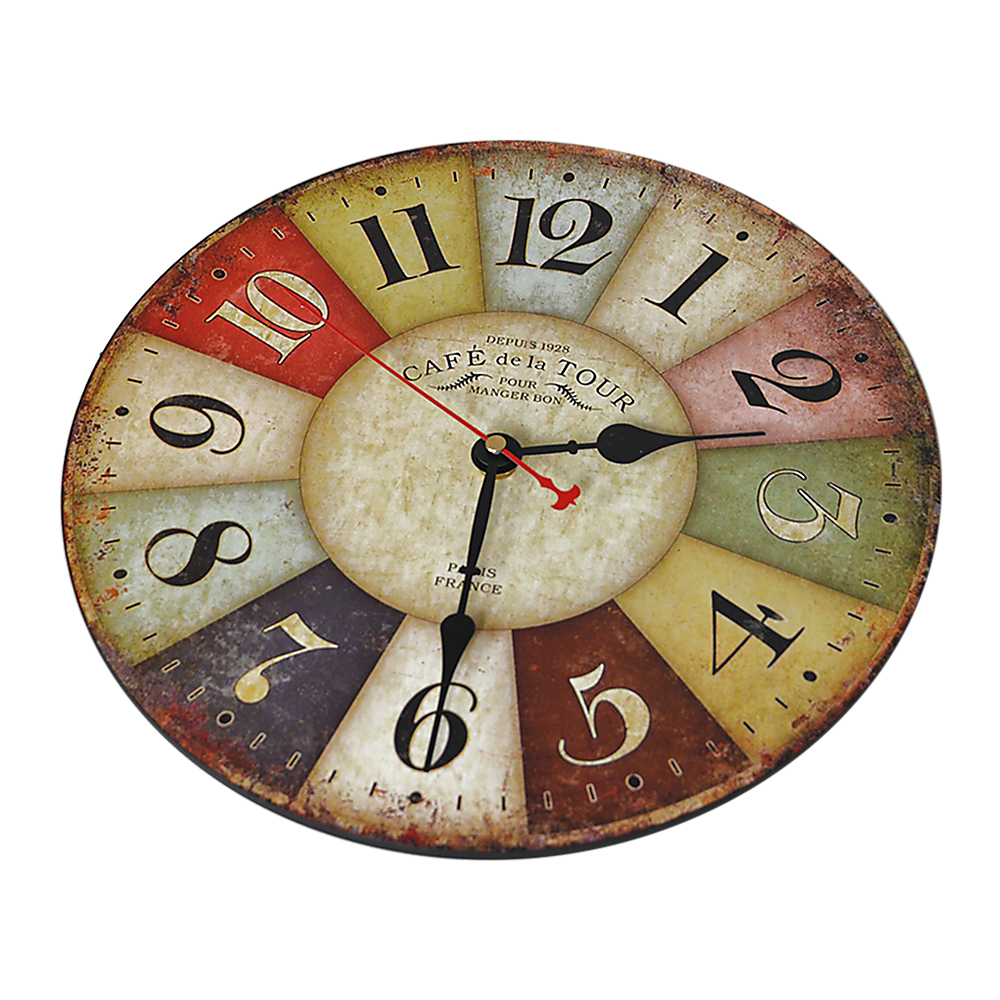 Large Colourful Wall Clock