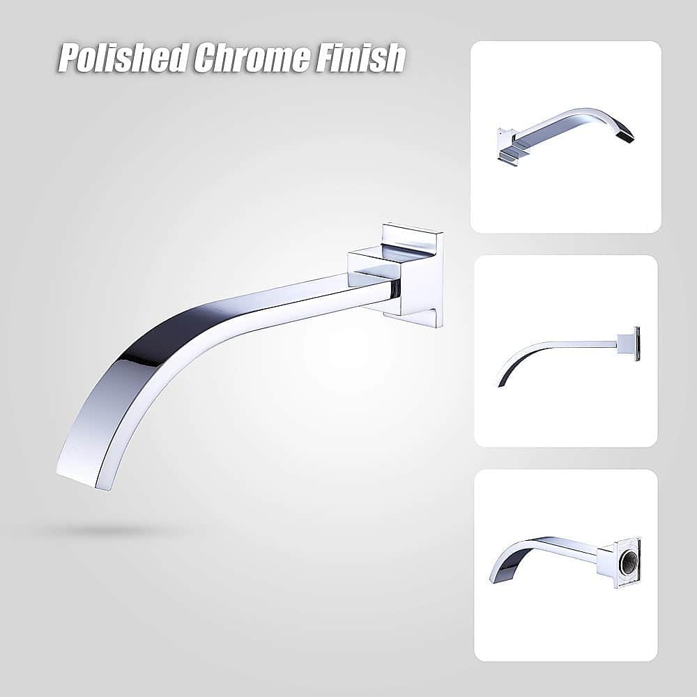 180Mm Bath Spout Polished Chrome Finish