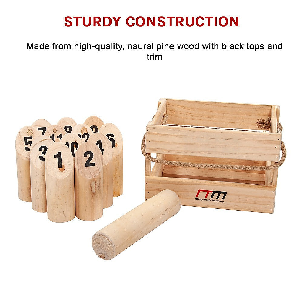 Number Toss Wooden Outdoor Games Set