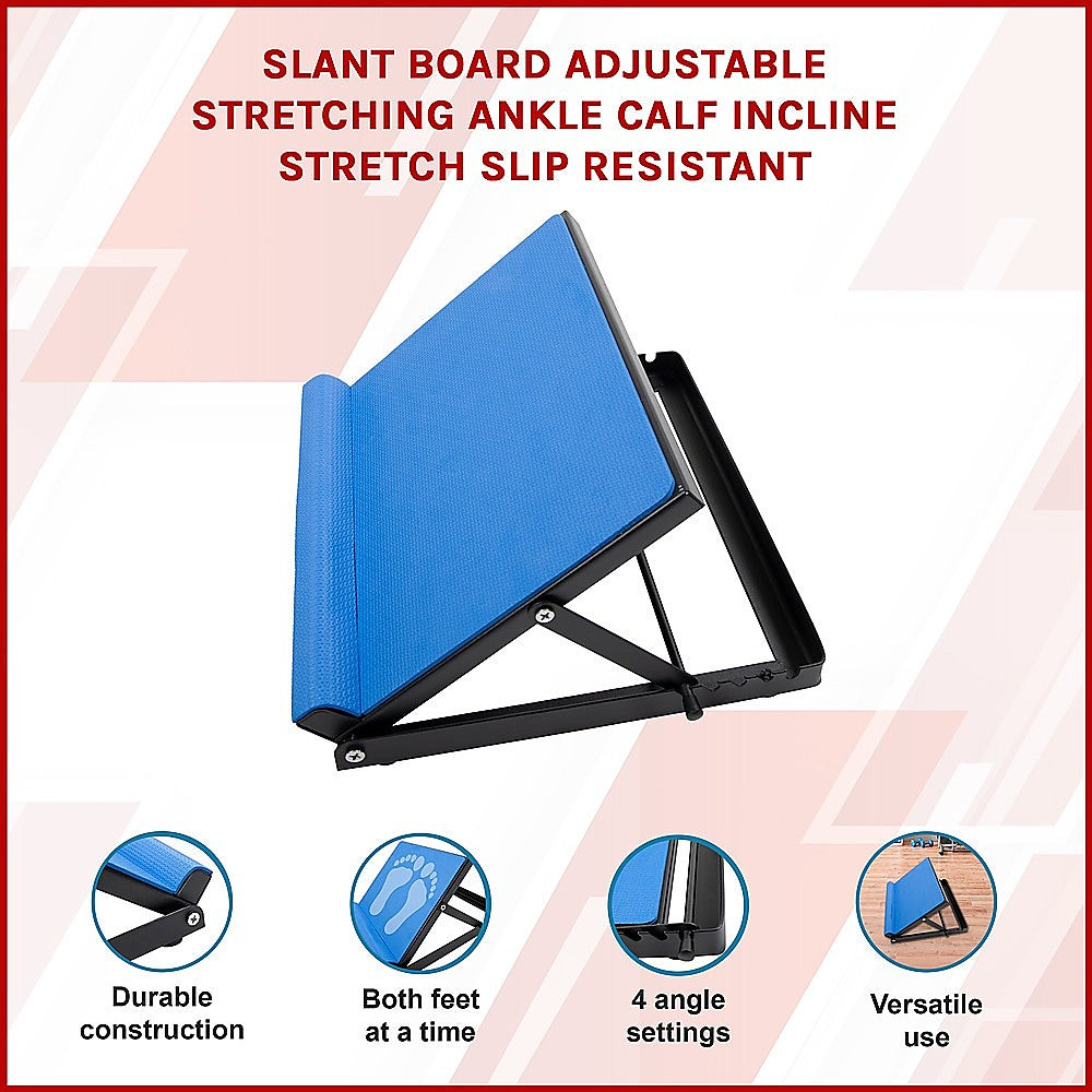 Adjustable Slant Board for Calf Stretch & Ankle Support - Yoga & Pilates