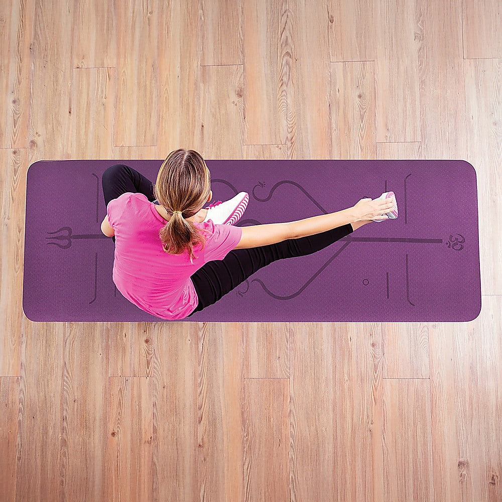 Non-Slip Dual Layer Tpe Yoga Mat