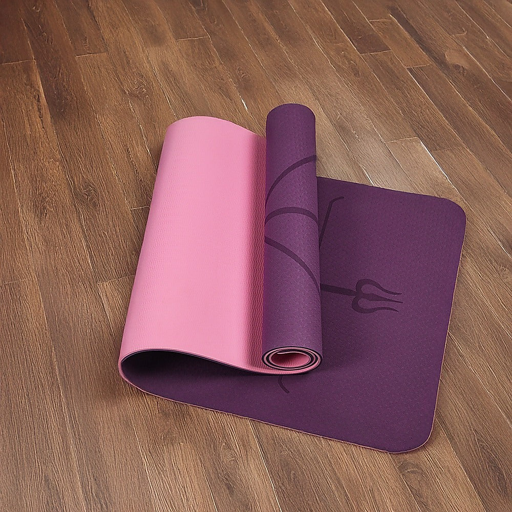 Non-Slip Dual Layer Tpe Yoga Mat