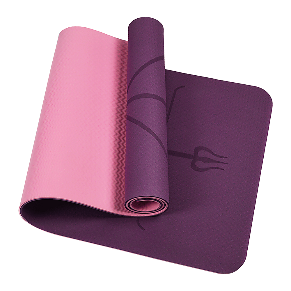 Non-Slip Dual Layer Tpe Yoga Mat