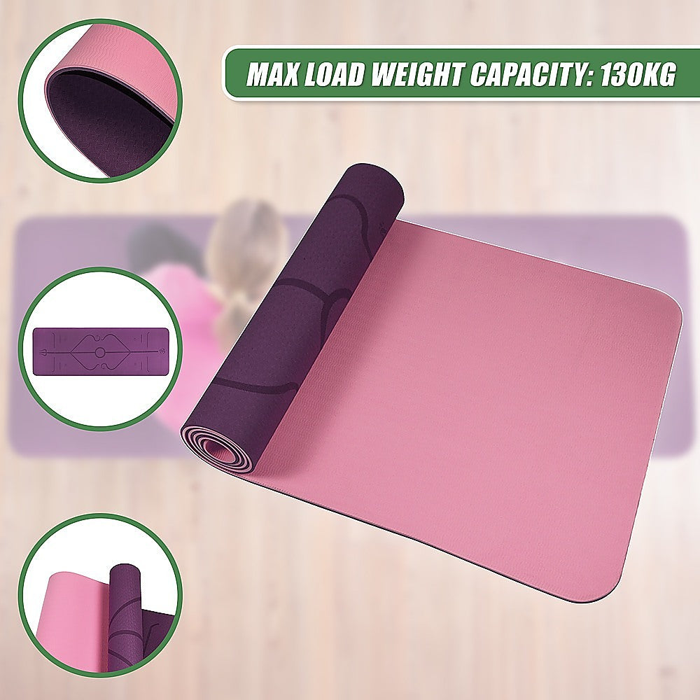 Non-Slip Dual Layer Tpe Yoga Mat