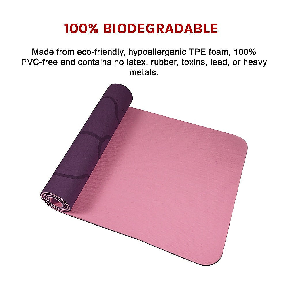 Non-Slip Dual Layer Tpe Yoga Mat