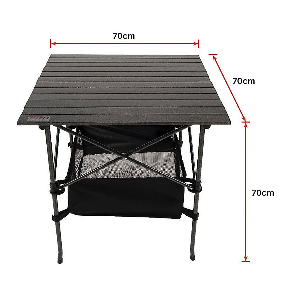 Folding Camping Table - Heavy Duty Steel & Aluminium