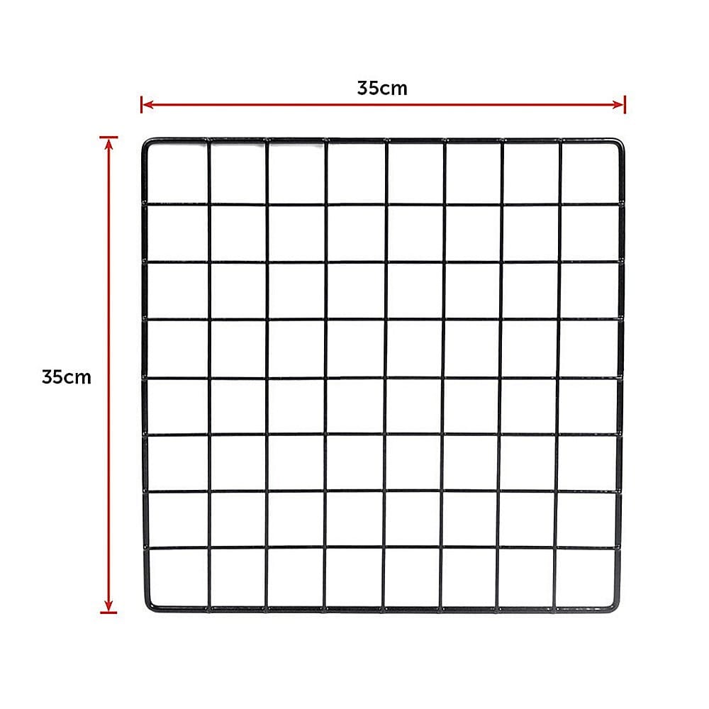 Wire Grid Bookcase Storage 35x35x35cm