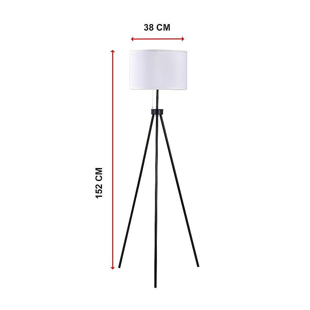 Mid-Century Floor Lamp Modern Tripod Decor Living Room Standing with Floor Lamps