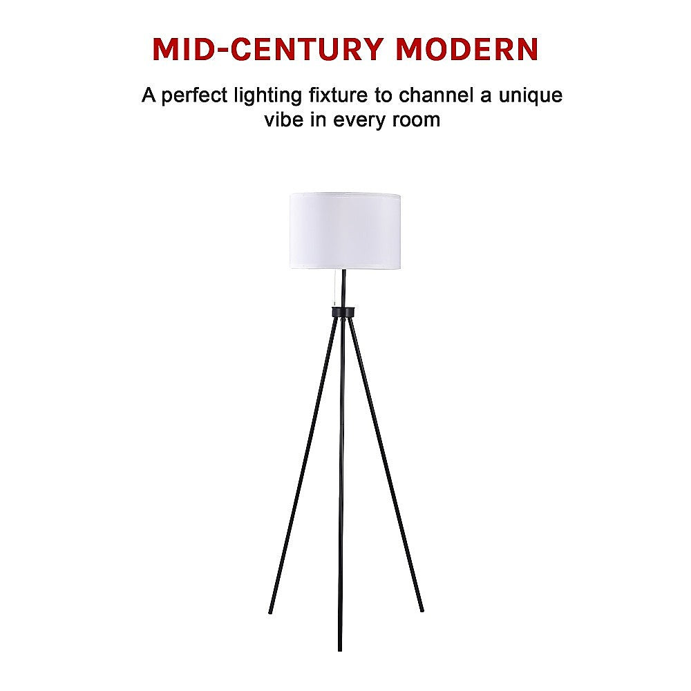 Mid-Century Floor Lamp Modern Tripod Decor Living Room Standing, Floor Lamps