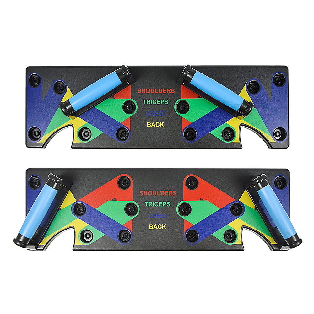 9-in-1 Push Up Board with Yoga Bands Fitness Stand, Gym Equipment & Accessories - photo 7