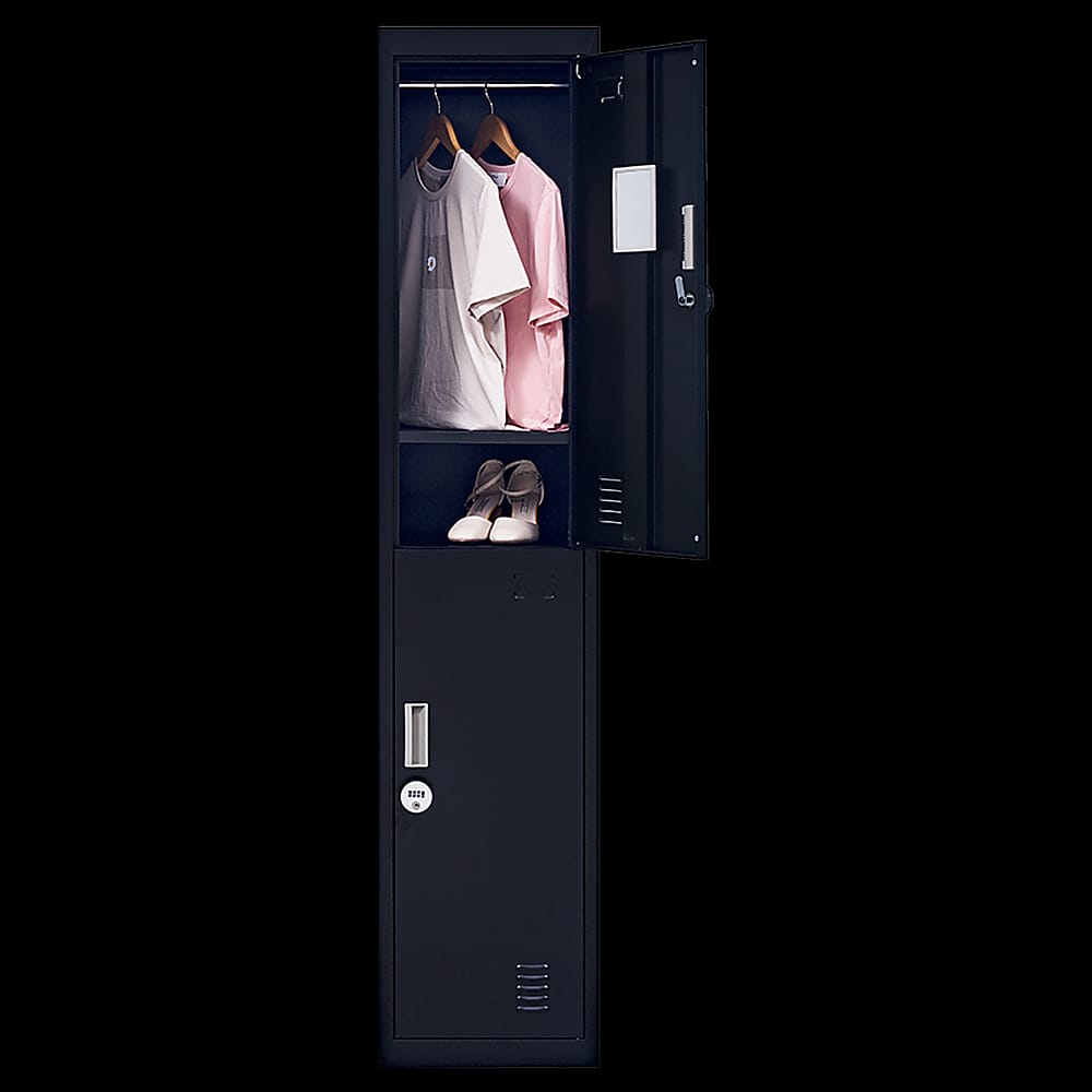 Vertical Storage Locker 2 Door 180x38x45cm