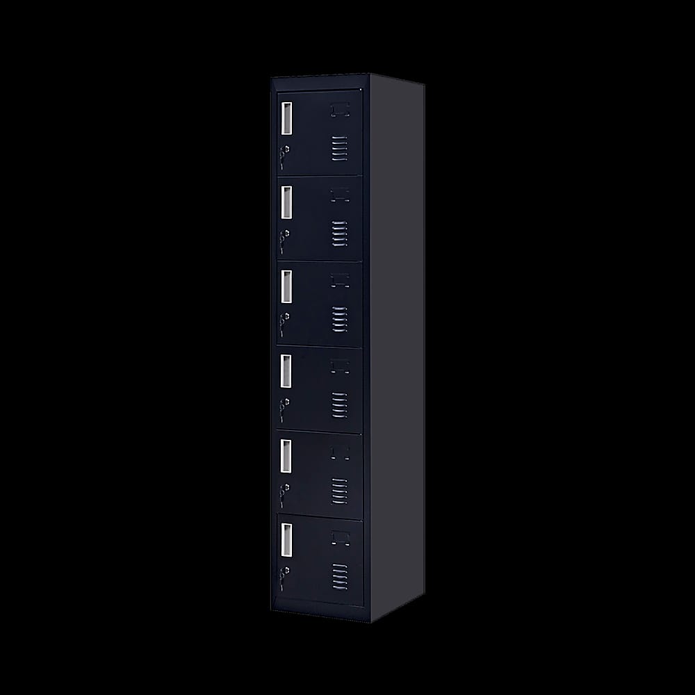 Steel 6 Door Locker Unit 1800x380x450cm
