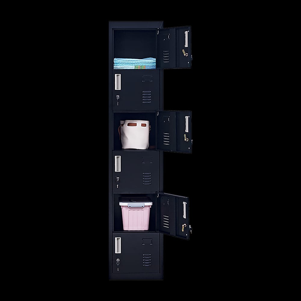 Steel 6 Door Locker Unit 1800x380x450cm