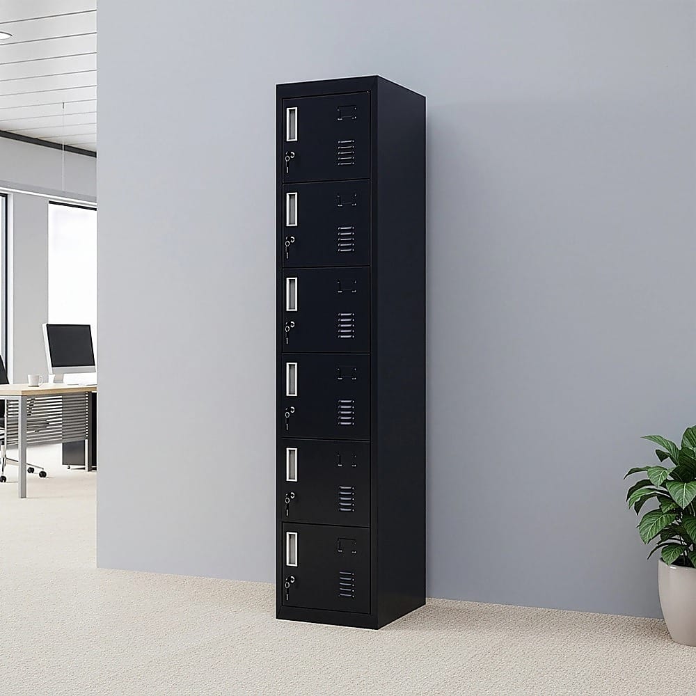 Steel 6 Door Locker Unit 1800x380x450cm