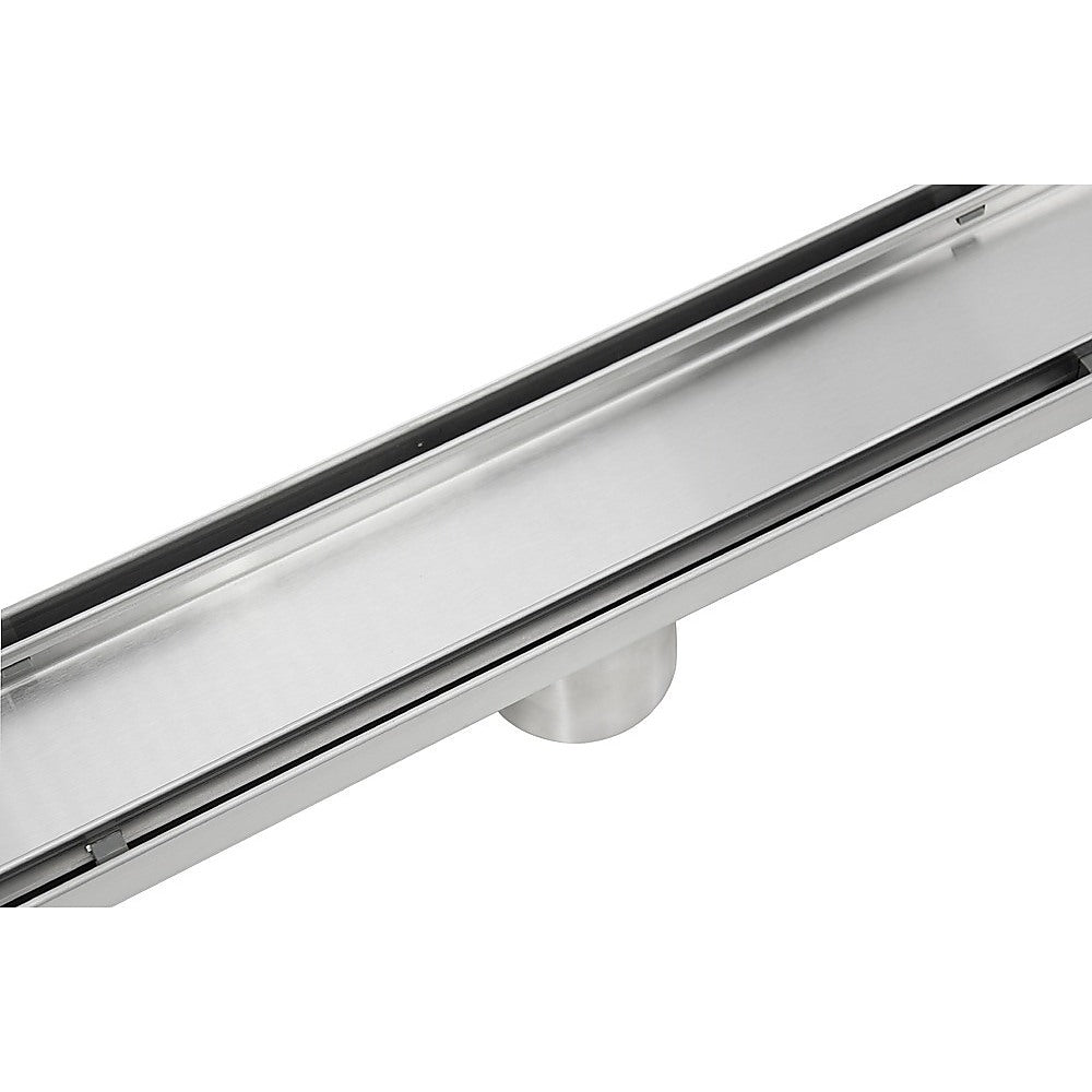 1000mm Stainless Steel Tile Insert Shower Drain - Centre Outlet Floor Waste