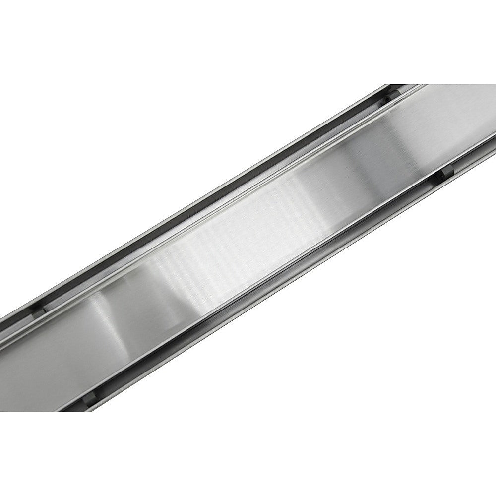 1000mm Stainless Steel Tile Insert Shower Drain - Centre Outlet Floor Waste