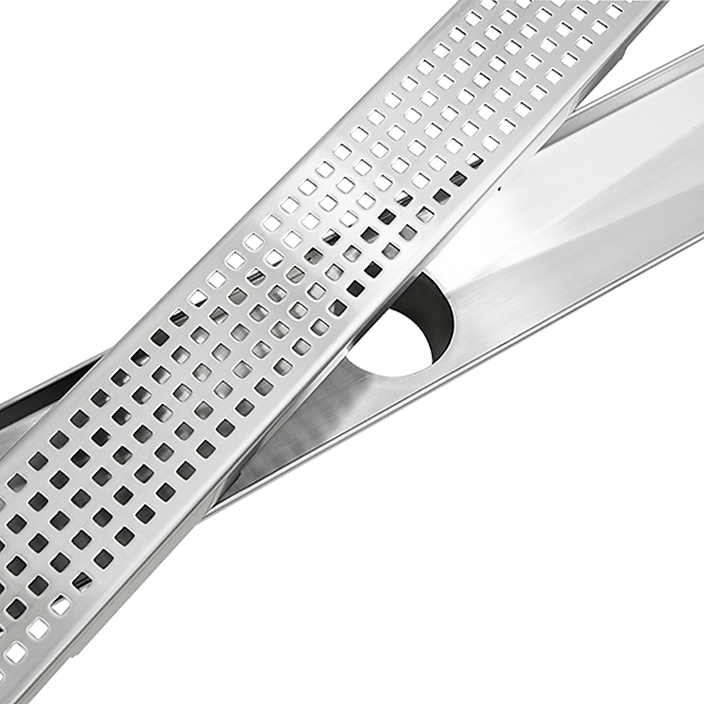 800Mm Stainless Steel Grate Shower Drain With Centre Outlet