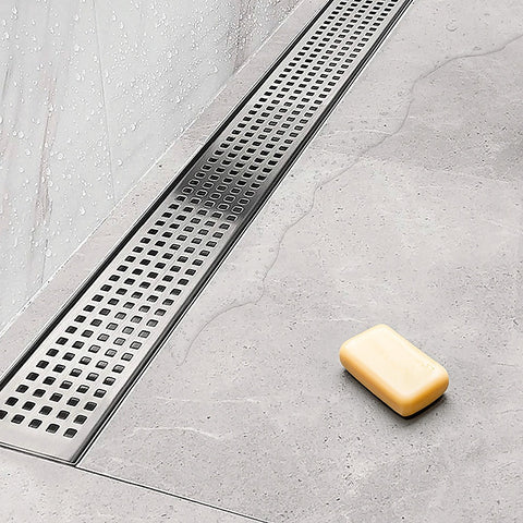 1200mm Tile Insert Bathroom Shower Stainless Steel outlet Floor Waste