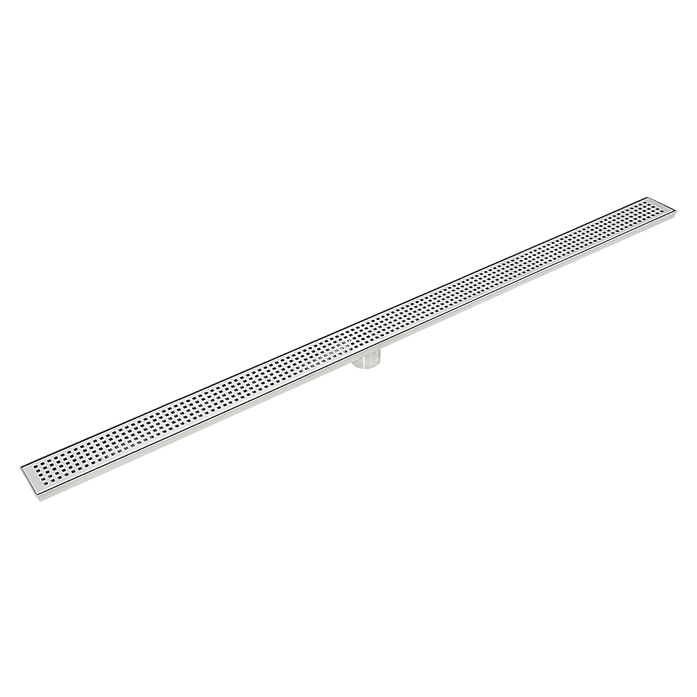 1200Mm Stainless Steel Grate Shower Drain Square Pattern