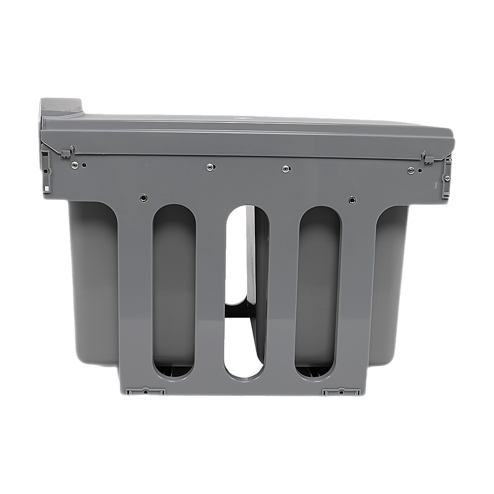2X 15L Pull Out Trash Bin - Dual Kitchen Garbage Waste Cabinet