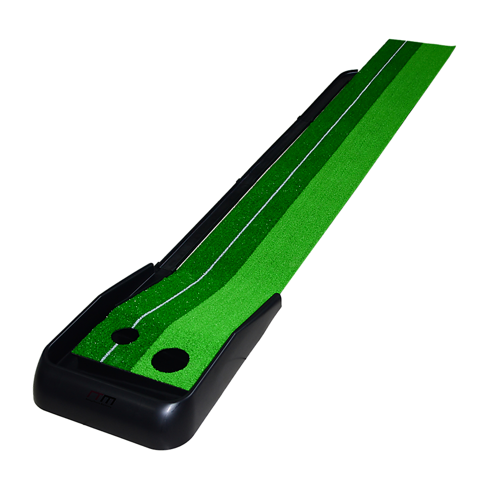 Indoor Practice Putting Green - Inclined Ball Return Mat