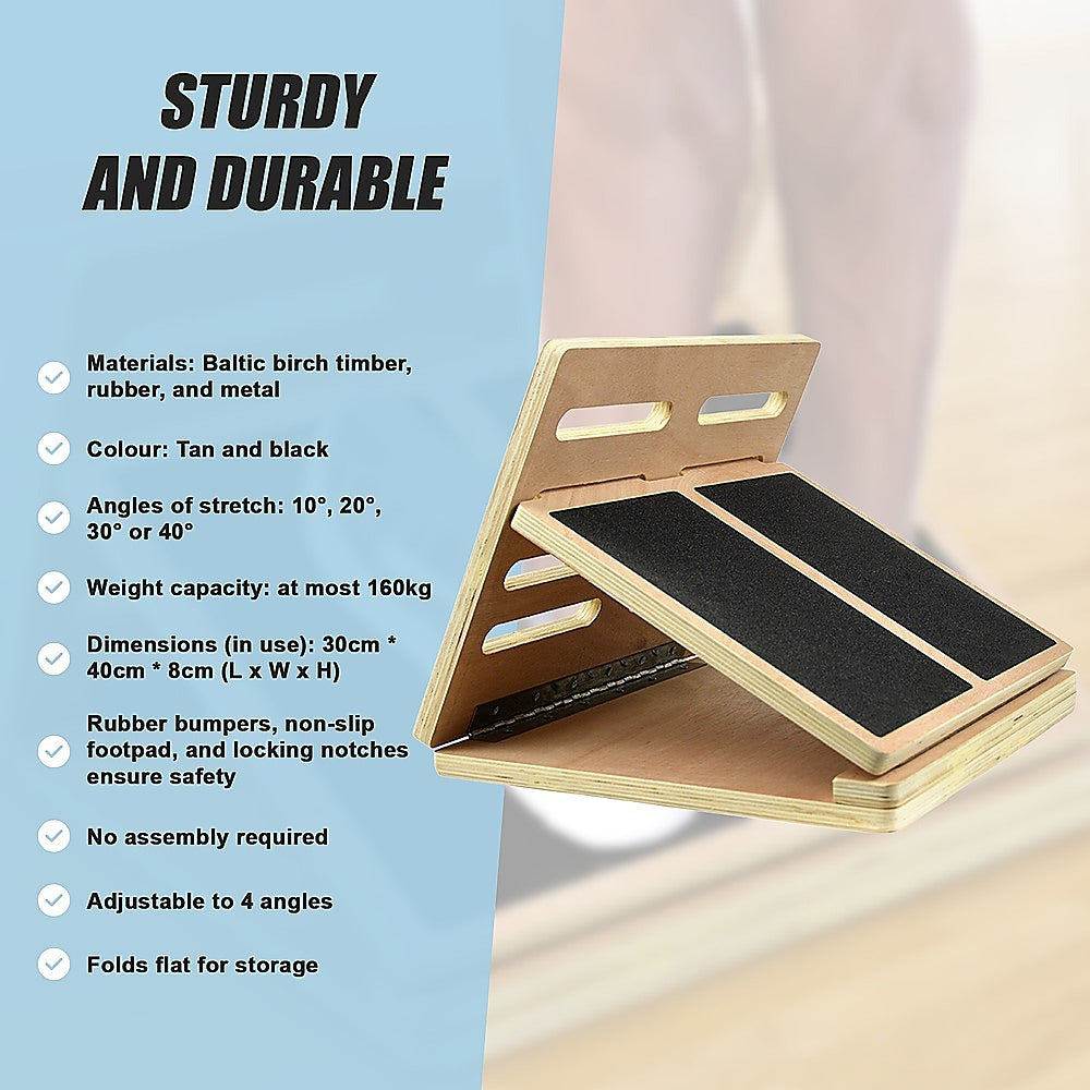 Slant Board Calf Stretcher Exercise Equipment for Egoscue Method