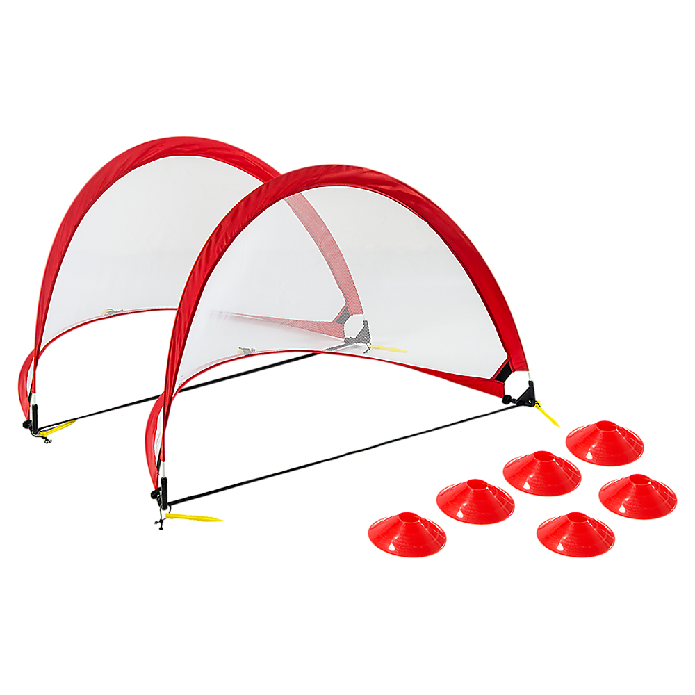 Portable Kids Soccer Goal Set with Cones - Soccer & Soccer Accessories