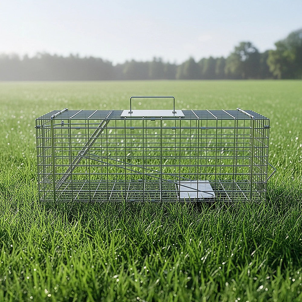 Trap Humane Possum Cage Live Animal Safe Catch Rabbit Cat Hare Fox Bird