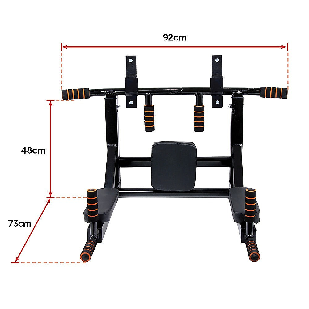 Wall Mounted Power Station for Pull Up, Dips & Knee Raise