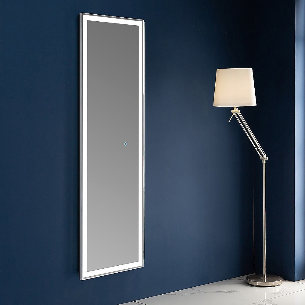 Led Full Length Mirror Standing Floor Makeup Wall Light Mirror 1.6M