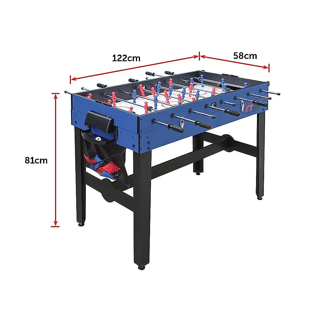 4Ft 12-In-1 Combo Games Tables Foosball Soccer Basketball Hockey Pool