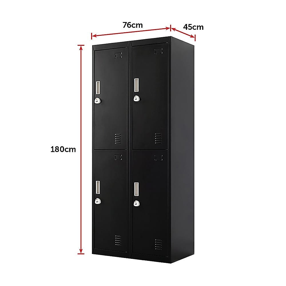 Steel Office Storage Locker Four Door 2x2cm